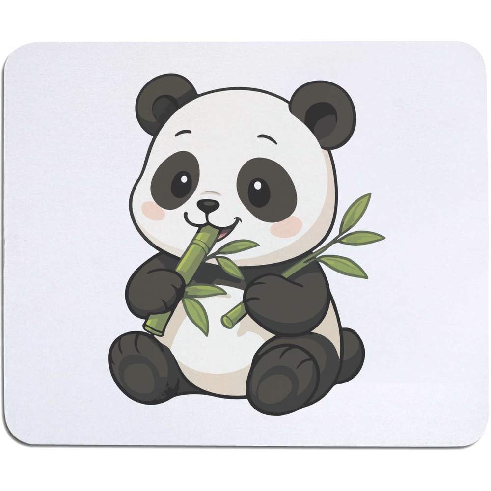 'Baby Panda Eating' Mouse Mat / Desk Pad (MO00040567)