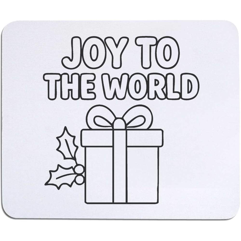 'Joy to the world' Mouse Mat / Desk Pad (MO00040990)