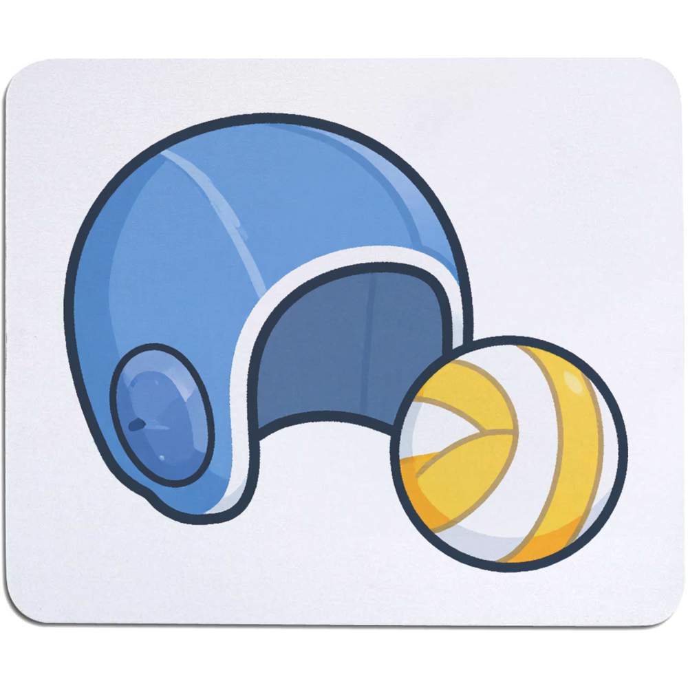 'Water Polo Ball & Cap' Mouse Mat / Desk Pad (MO00046600)
