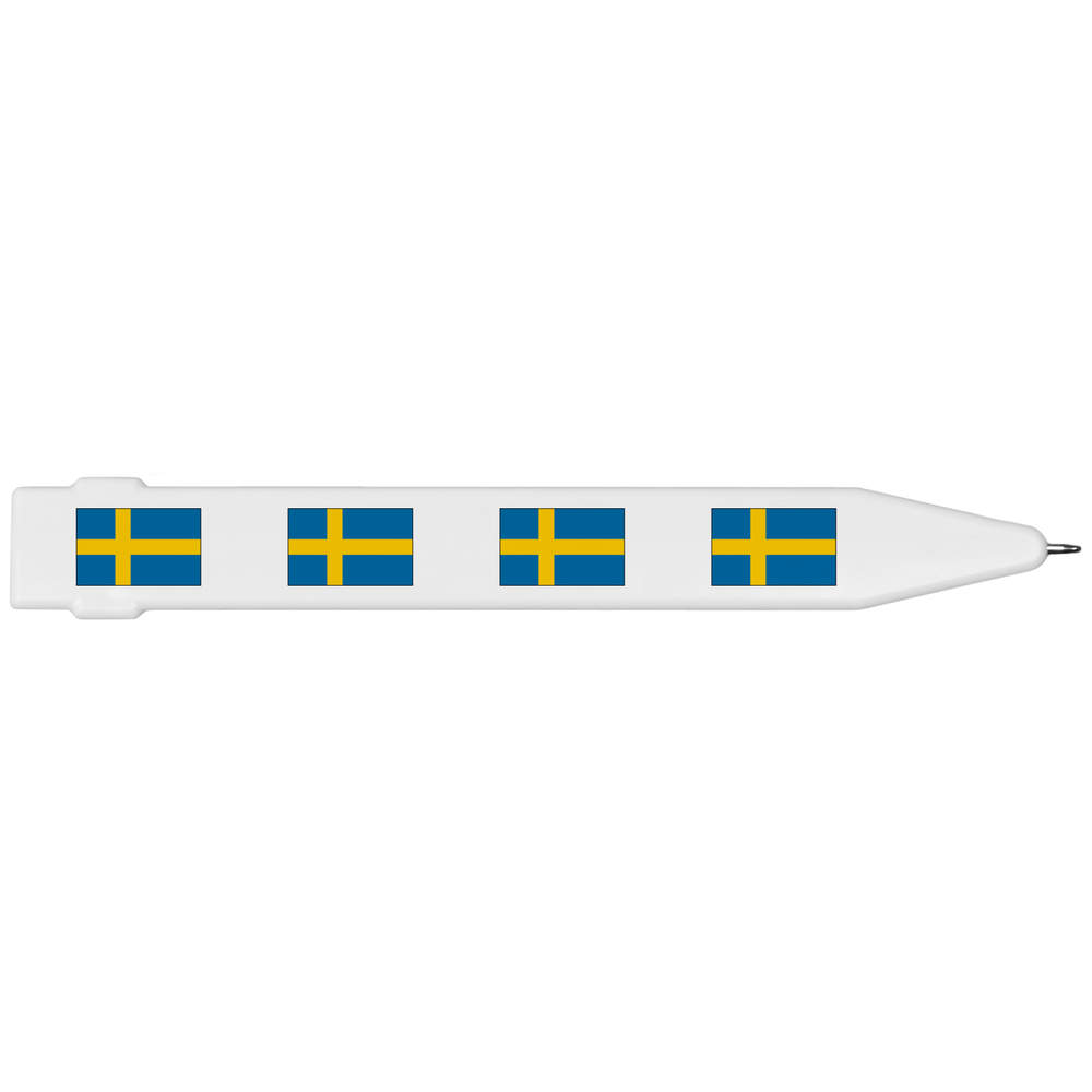 'Sweden Flag' Flat Magnetic Pen (MP00007007)