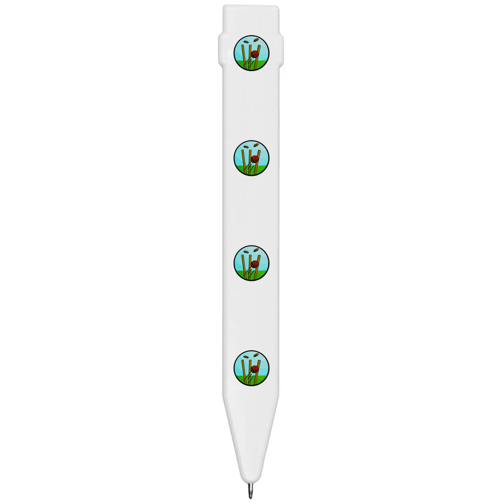 'Cricket Wickets' Flat Magnetic Pen (MP00007897)