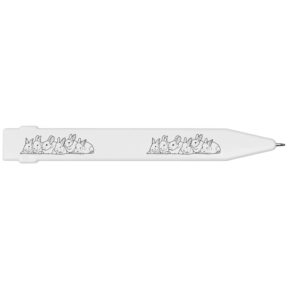 'Fluffle Of Rabbit Kittens' Flat Magnetic Pen (MP00010742)