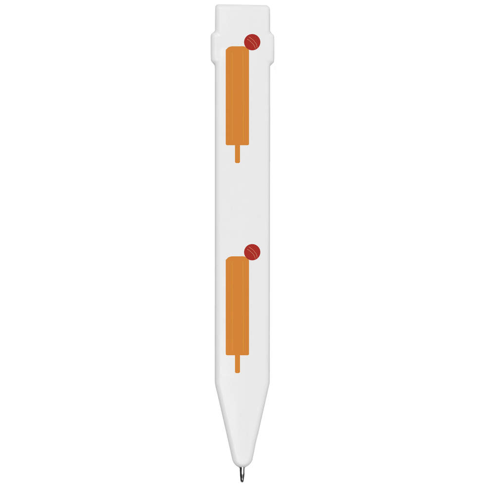 'Cricket Bat And Ball ' Flat Magnetic Pen (MP00023676)