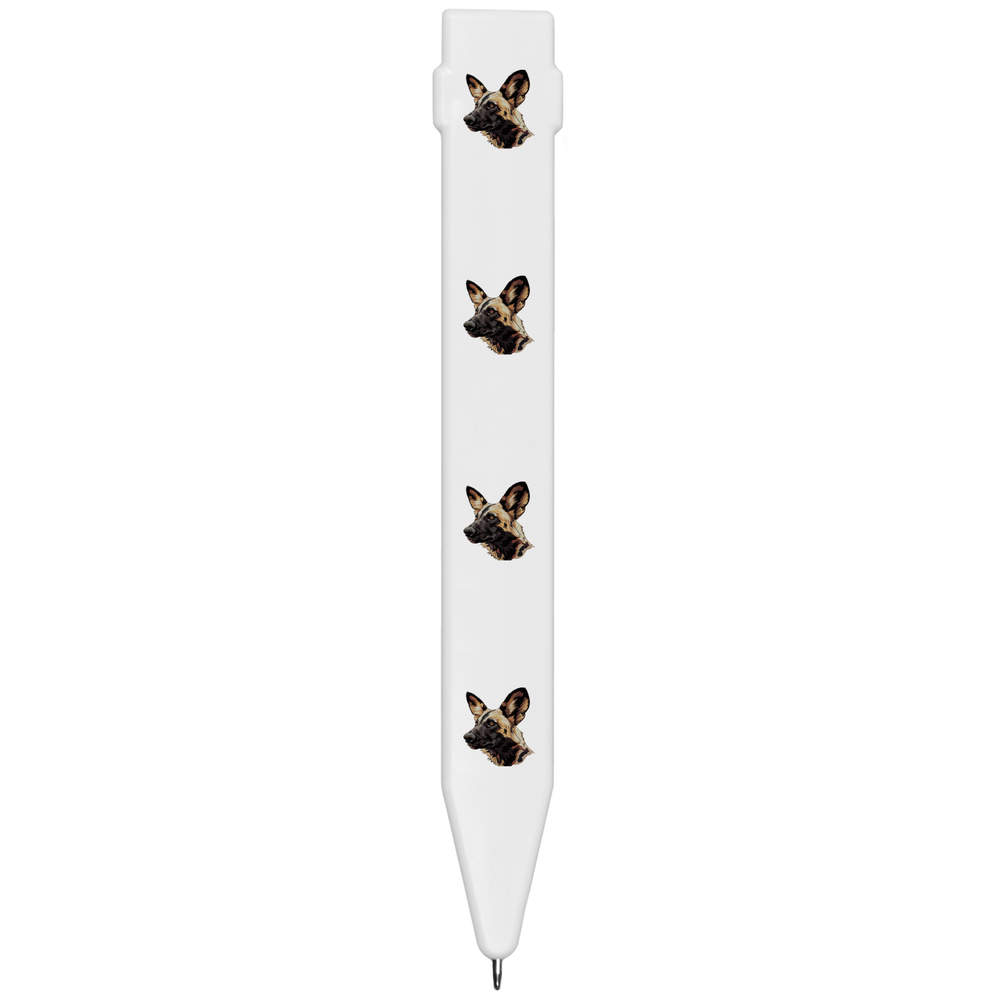 'African Wild Dog Side View' Flat Magnetic Pen (MP00025075)