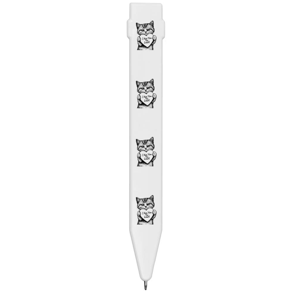 'I Hate You The Least Cat Holding Card' Flat Magnetic Pen (MP00025243)