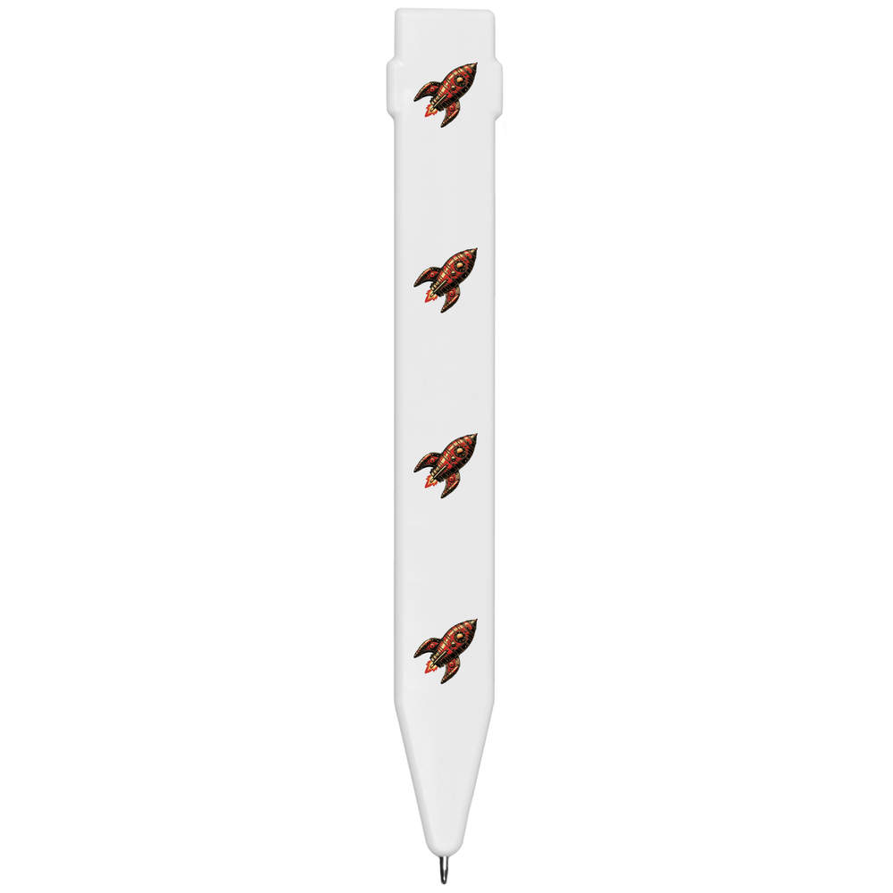 'Retro Toy Rocket Ship' Flat Magnetic Pen (MP00025690)