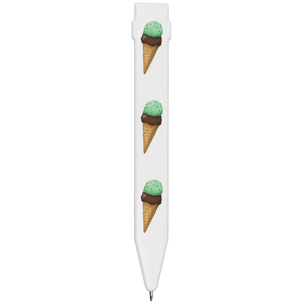 'Double Scoop Ice Cream Cone' Flat Magnetic Pen (MP00029414)