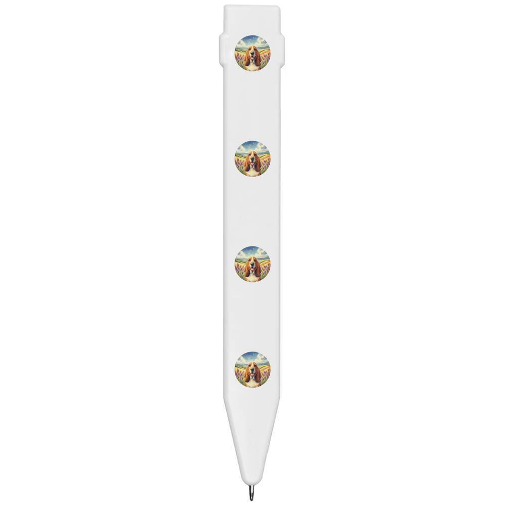 'Happy Bassett Hound' Flat Magnetic Pen (MP00031586)