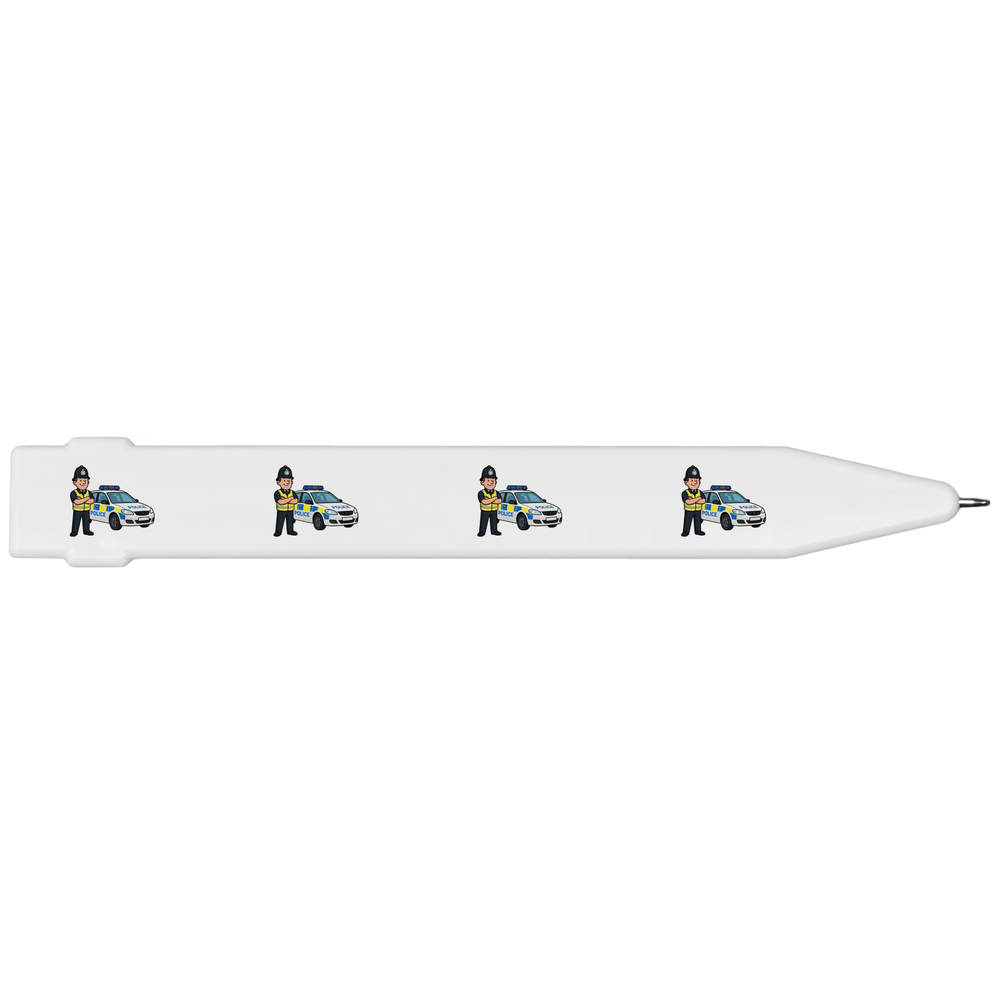 'Police Officer & Car' Flat Magnetic Pen (MP00033183)
