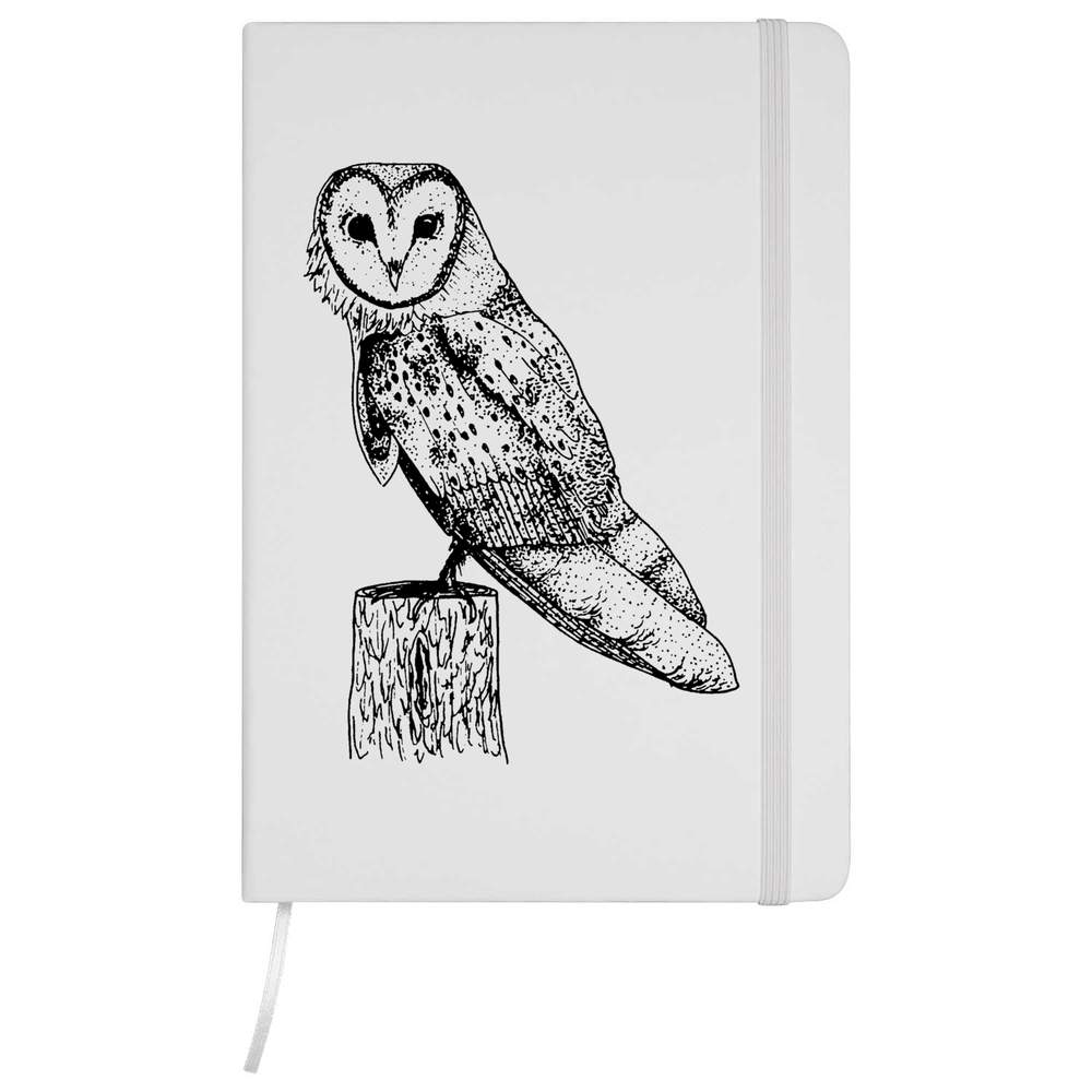 'Barn Owl' A5 Ruled Notebooks / Notepads (NB007318)
