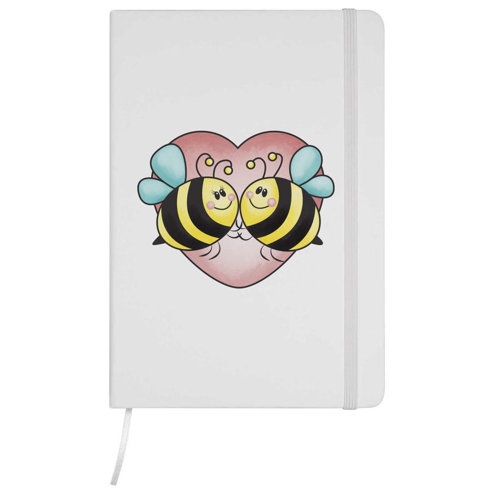 'Love Bees' A5 Ruled Notebooks / Notepads (NB020550)