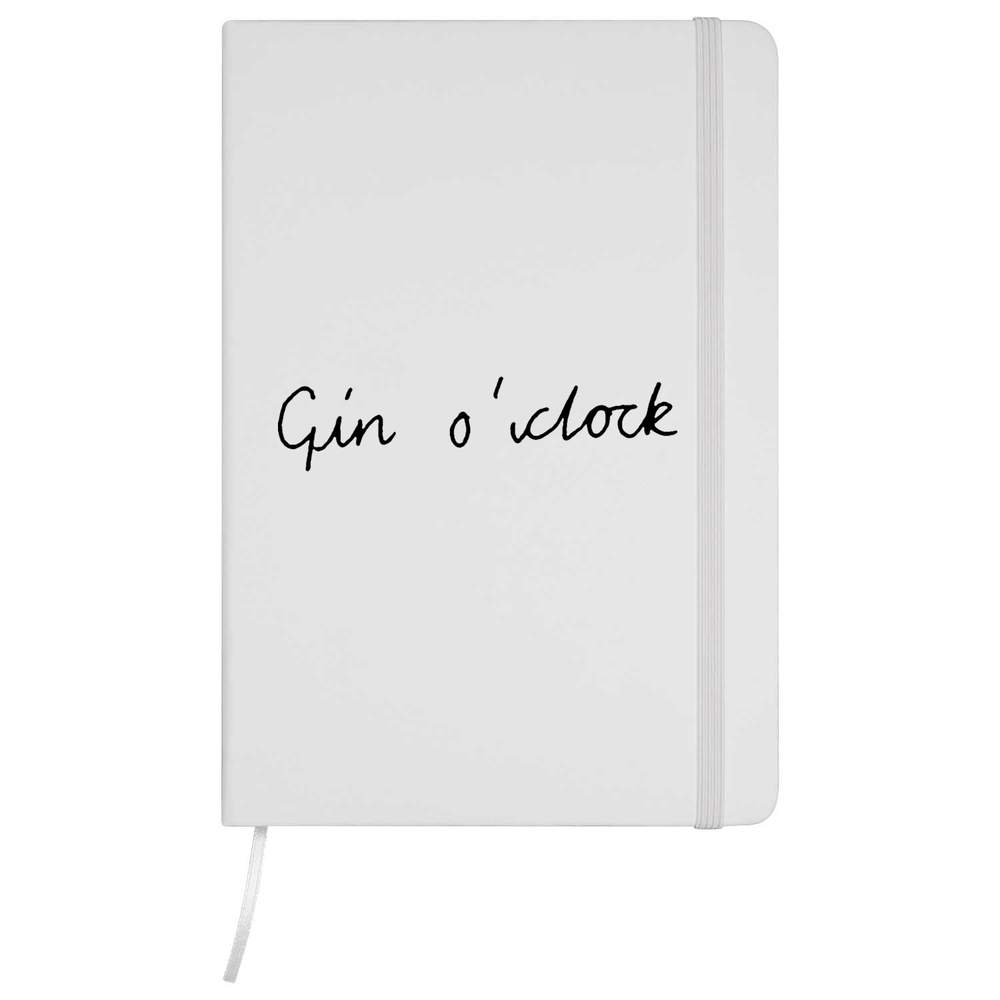 'Gin O'Clock Text' A5 Ruled Notebooks / Notepads (NB018097)