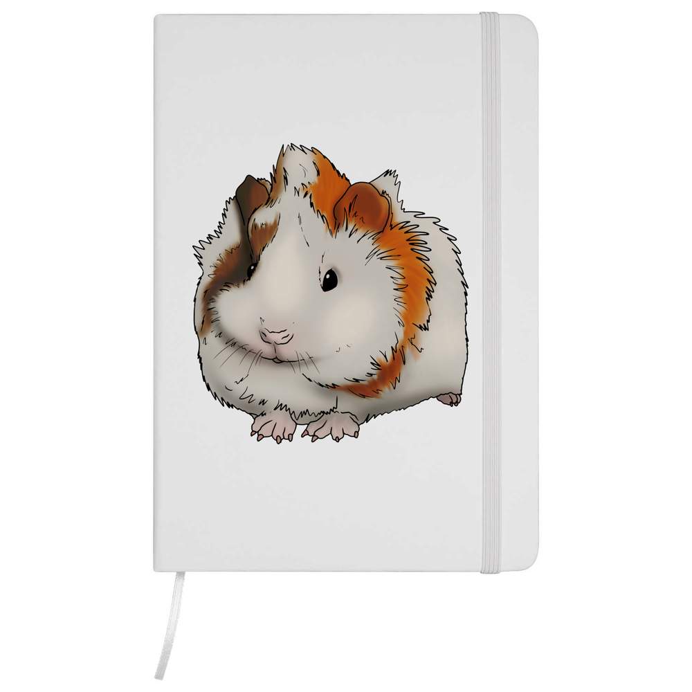 'Guinea Pig Pup' A5 Ruled Notebook / Notepad - Hardcover Lined Journal for School, Work, Writing and Gifts (NB032170)