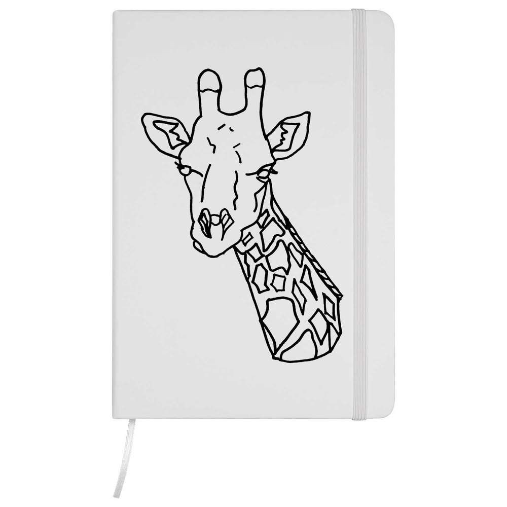 'Giraffe Head' A5 Ruled Notebooks / Notepads (NB035148)