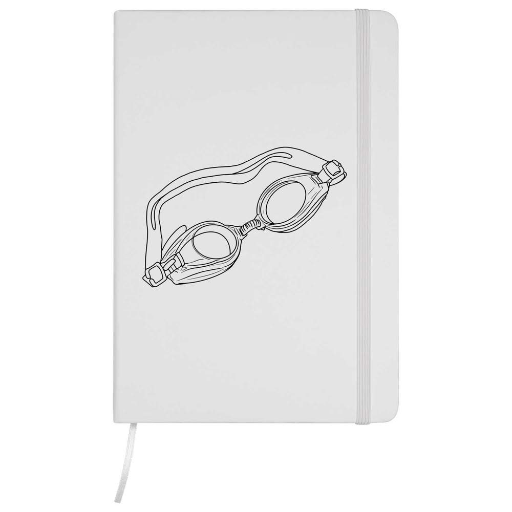'Swimming Goggles' A5 Ruled Notebooks / Notepads (NB035932)