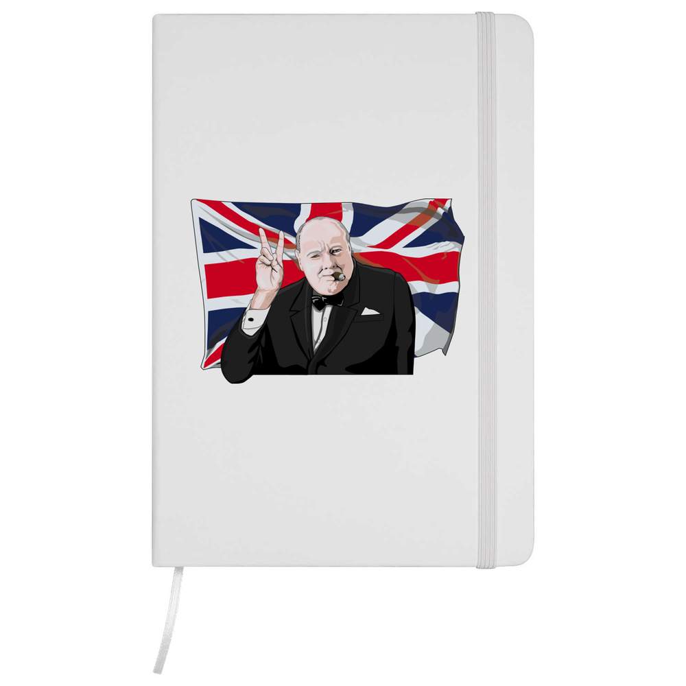 'Winston Churchill' A5 Ruled Notebooks / Notepads (NB020455)