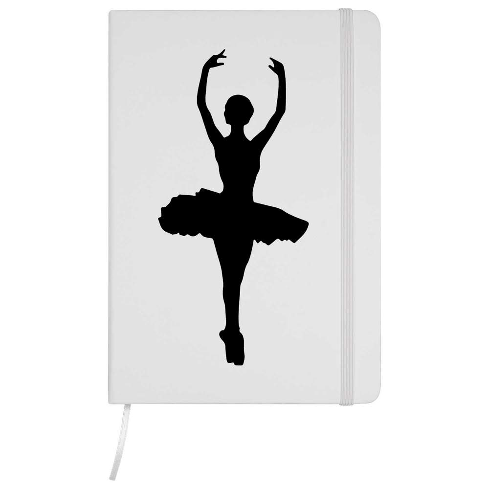 'Ballerina Silhouette ' A5 Ruled Notebooks / Notepads (NB045367)