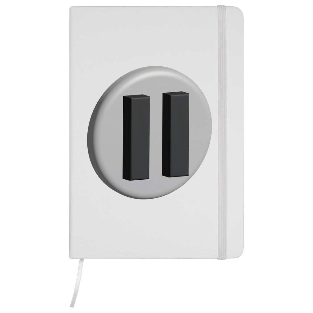 'Pause Button' A5 Ruled Notebooks / Notepads (NB046830)