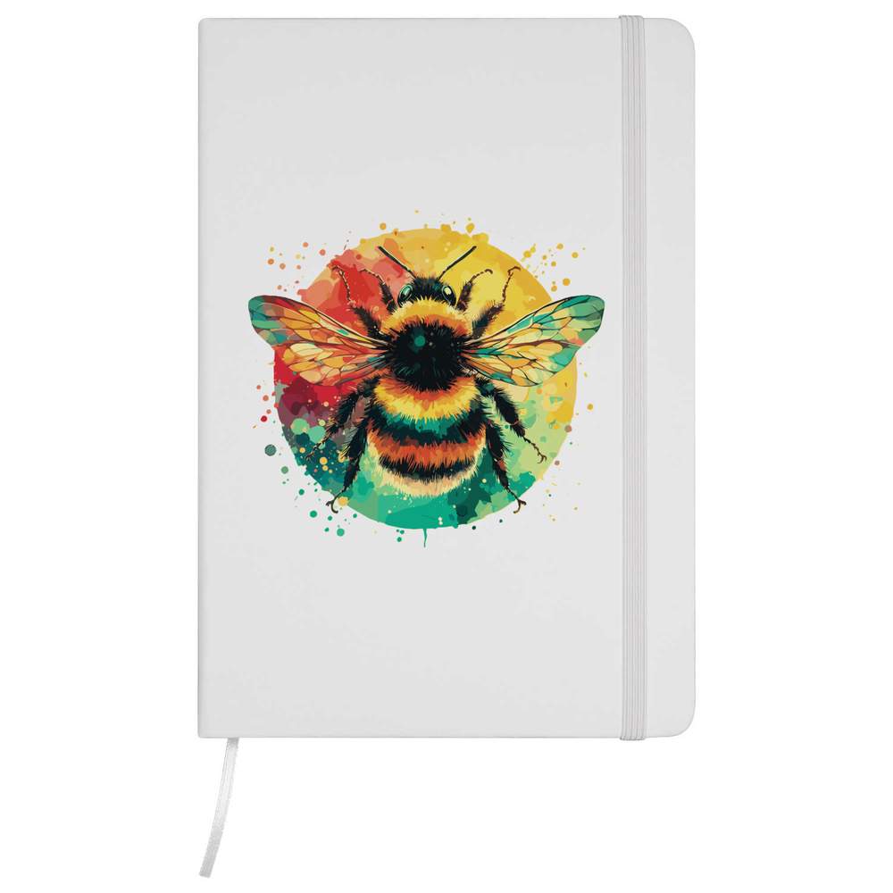 'Colourful Bumblebee' A5 Ruled Notebooks / Notepads (NB047530)