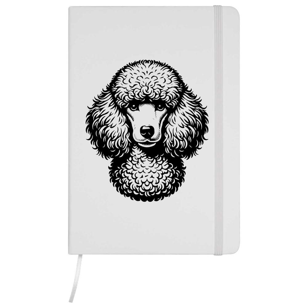 A5 'Poodle' White Hardcover Ruled Notebook (NB00067476)