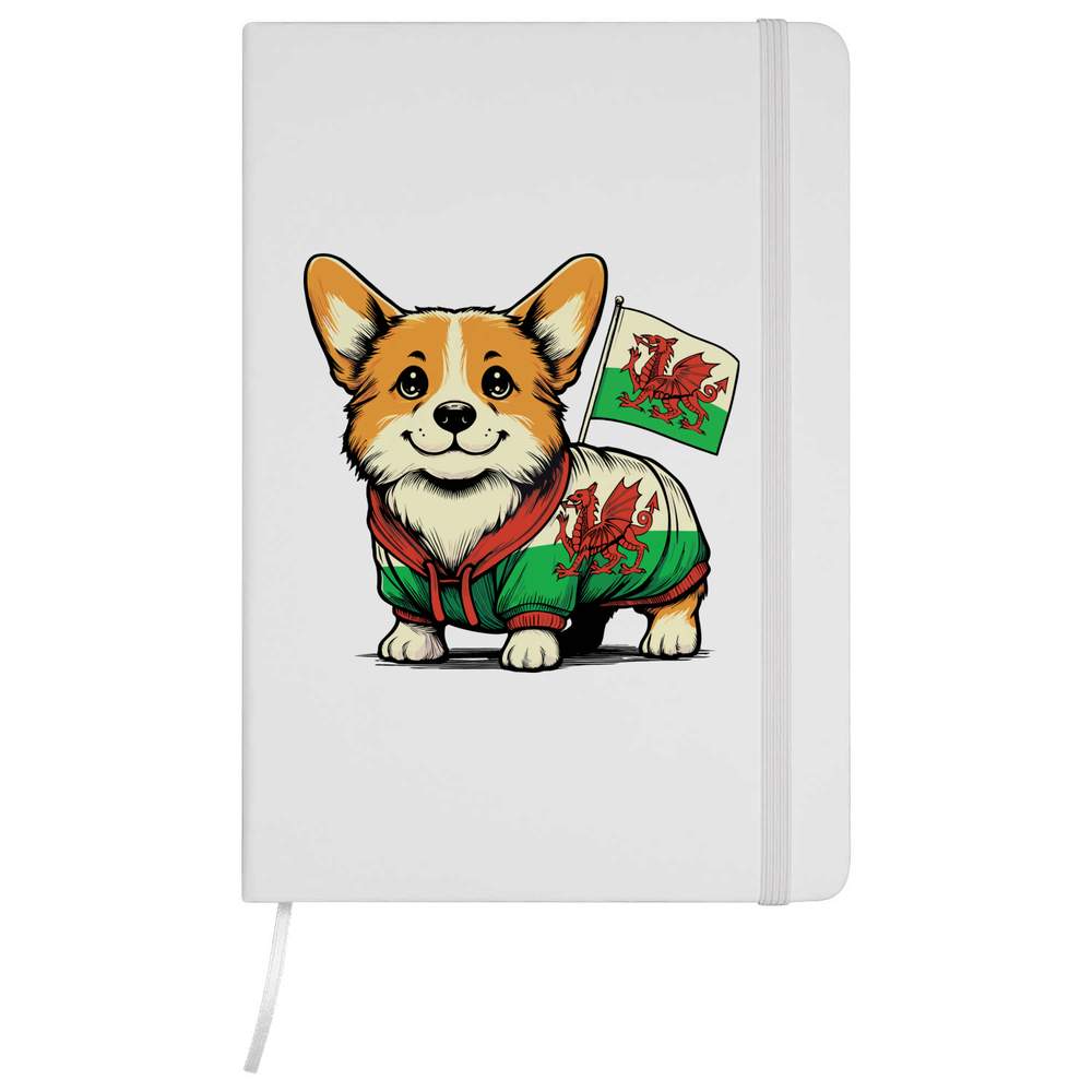 'Cute Welsh Corgi' A5 Ruled Notebooks / Notepads (NB048821)