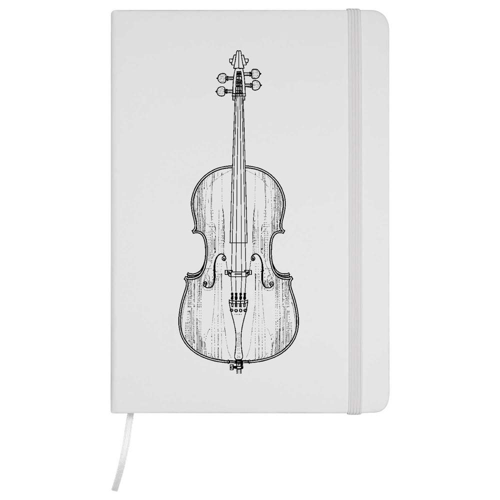 'Cello Instrument' A5 Ruled Notebooks / Notepads (NB048935)