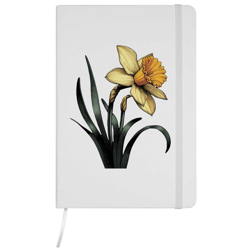 'Daffodil Flower' A5 Ruled Notebooks / Notepads (NB049568)