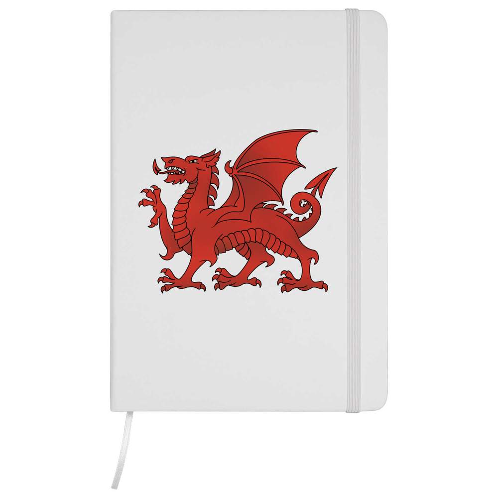 'Traditional Welsh Dragon' A5 Ruled Notebooks / Notepads (NB050656)