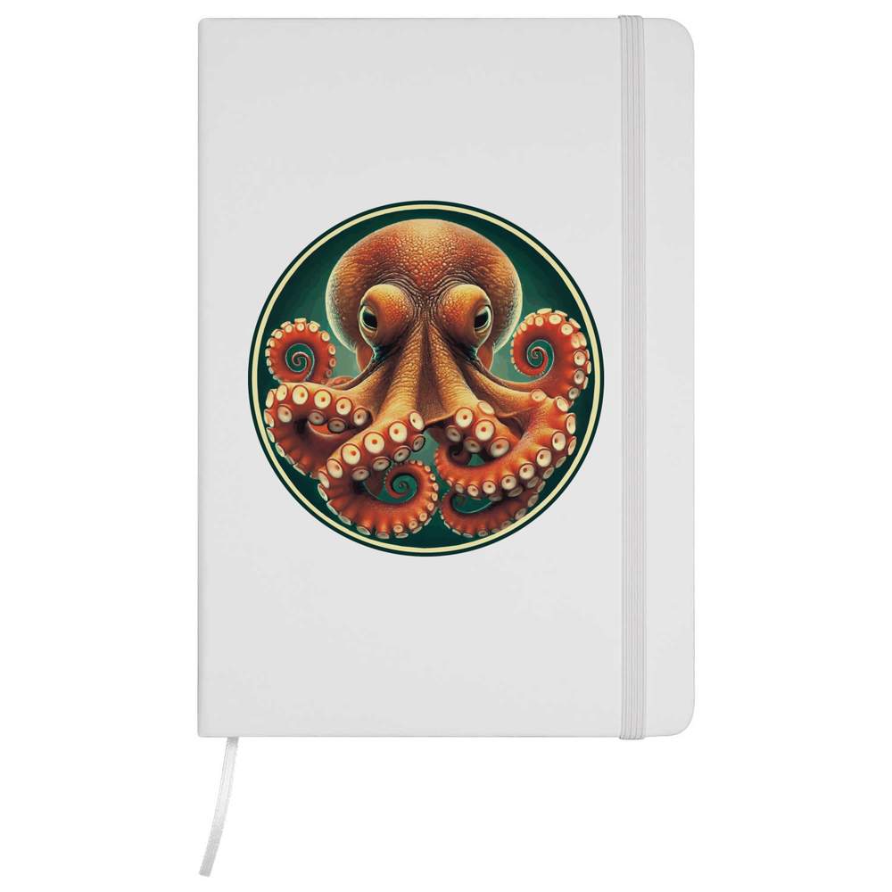 'Angry Octopus' A5 Ruled Notebooks / Notepads (NB051928)