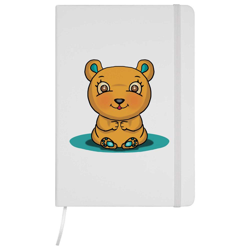 'Cute Teddy Bear' A5 Ruled Notebooks / Notepads (NB052179)