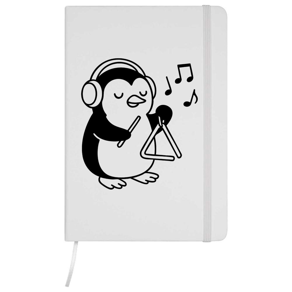 'Musical Penguin' A5 Ruled Notebooks / Notepads (NB055103)