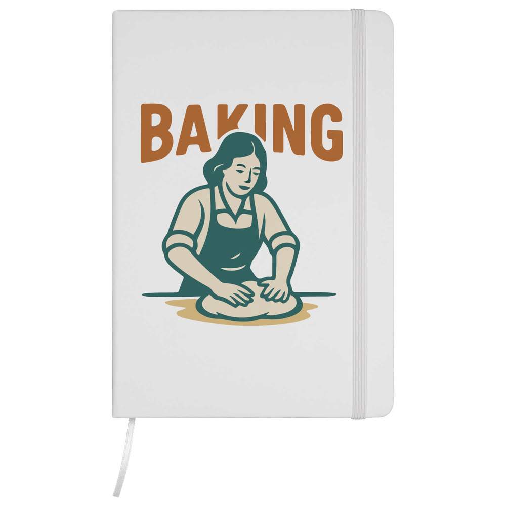 'Baking Dough Design' A5 Ruled Notebooks / Notepads (NB055484)