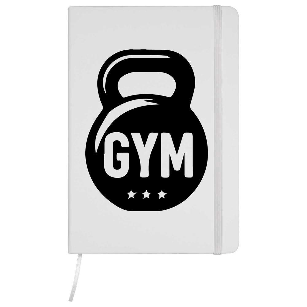 'Gym Weight Kettlebell' A5 Ruled Notebooks / Notepads (NB055567)