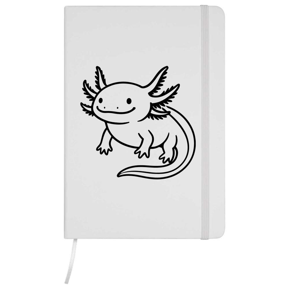'Cute Axolotl' A5 Ruled Notebooks / Notepads (NB056562)