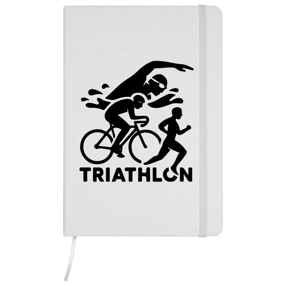 'Triathlon Design' A5 Ruled Notebooks / Notepads (NB056648)