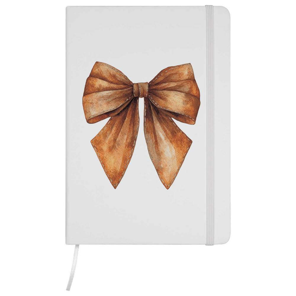 'Brown Bow' A5 Ruled Notebooks / Notepads (NB056918)