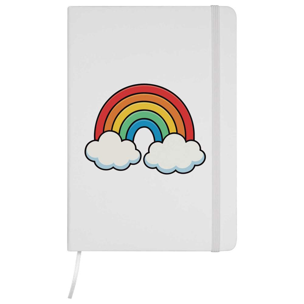 'Cute Rainbow' A5 Ruled Notebooks / Notepads (NB057088)