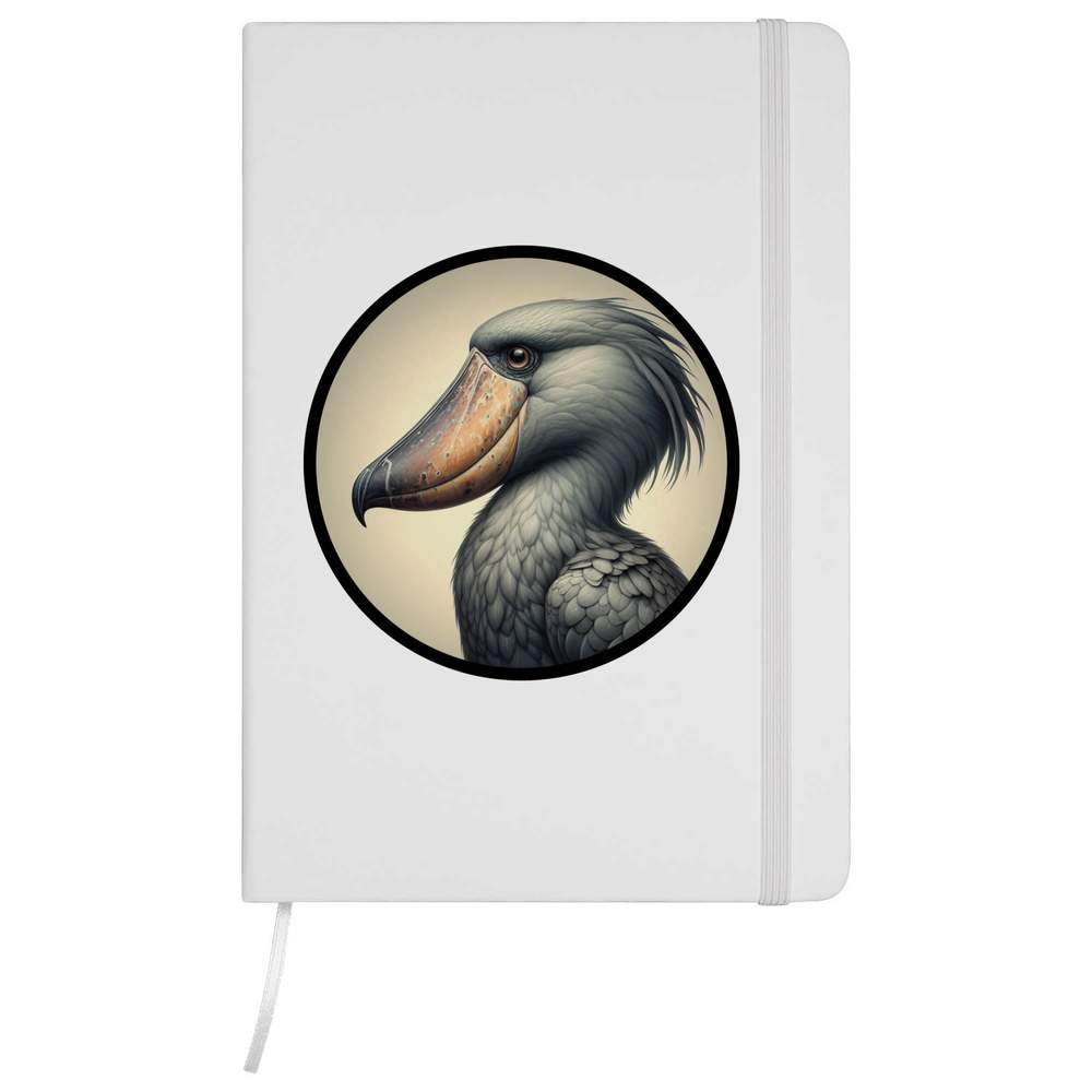 'Proud Shoebill Stork' A5 Ruled Notebooks / Notepads (NB057403)