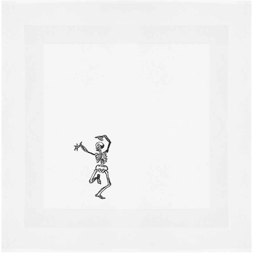 'Dancing Skeleton' Cotton Napkin / Dinner Cloth (NK00004387)