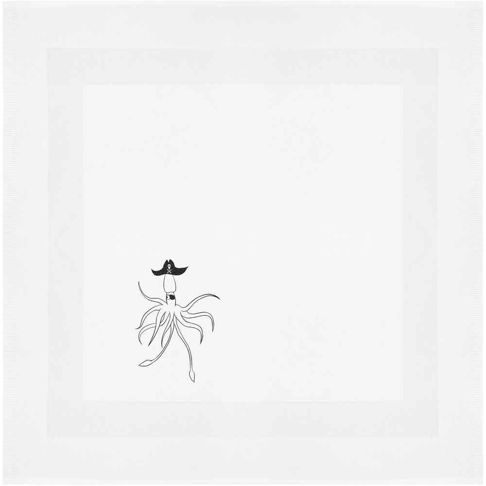 'Pirate Squid' Cotton Napkin / Dinner Cloth (NK00007896)