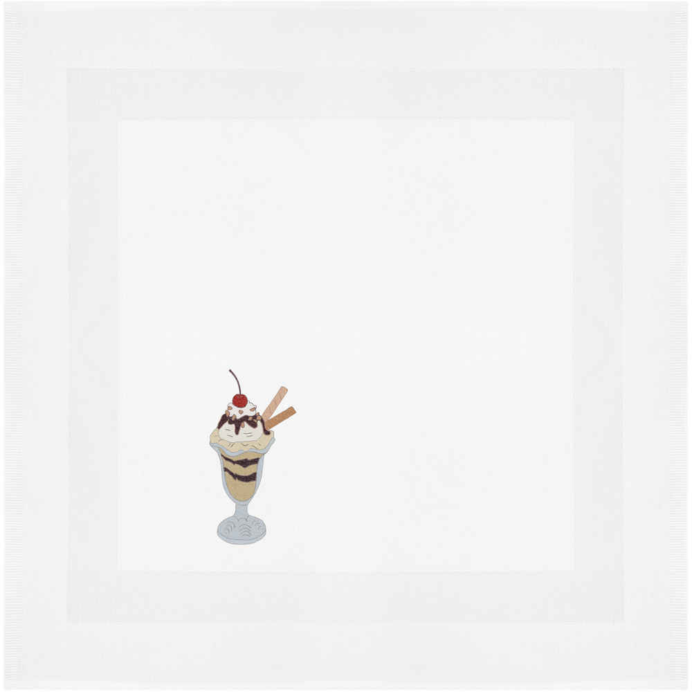 'Ice Cream Sundae' Cotton Napkin / Dinner Cloth (NK00020677)
