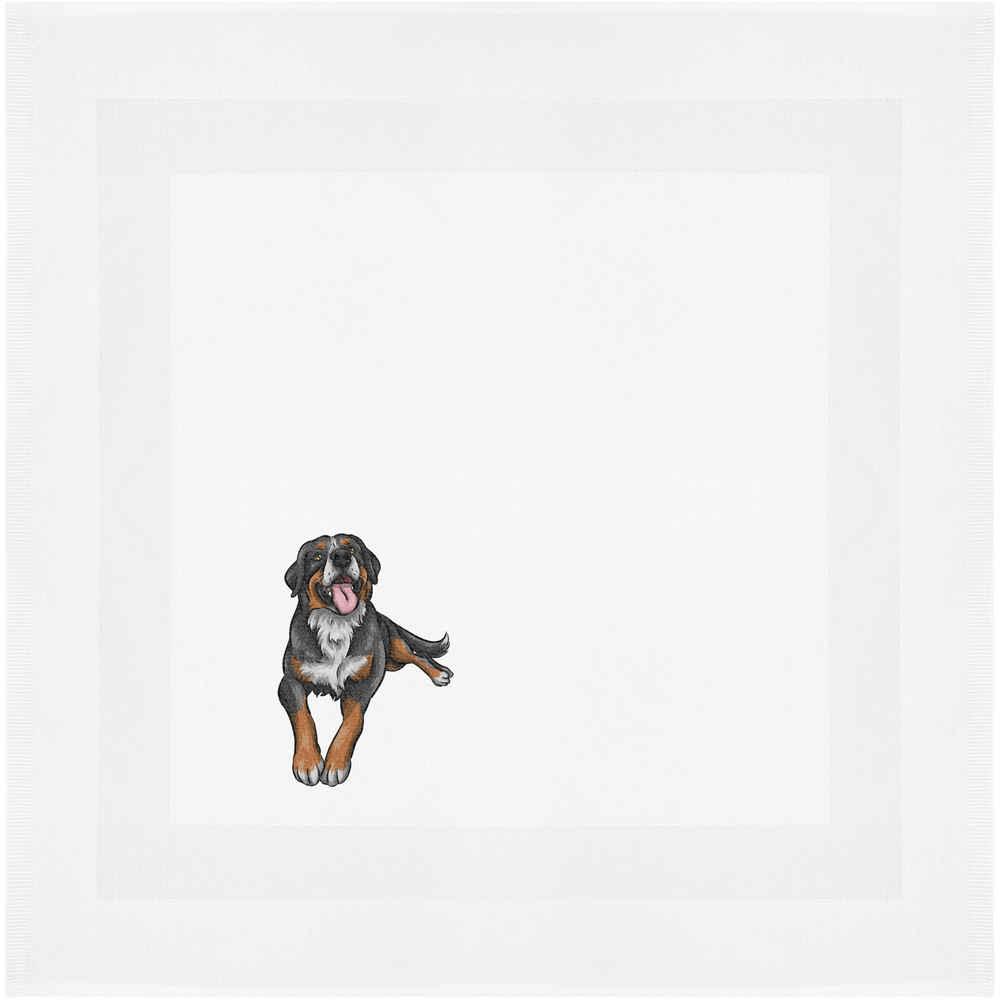 'Bernese Mountain Dog' Cotton Napkin / Dinner Cloth (NK00022339)