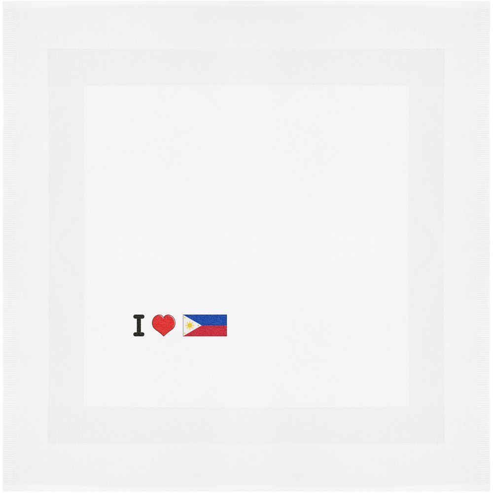 'I Love The Philippines' Cotton Napkin / Dinner Cloth (NK00023654)