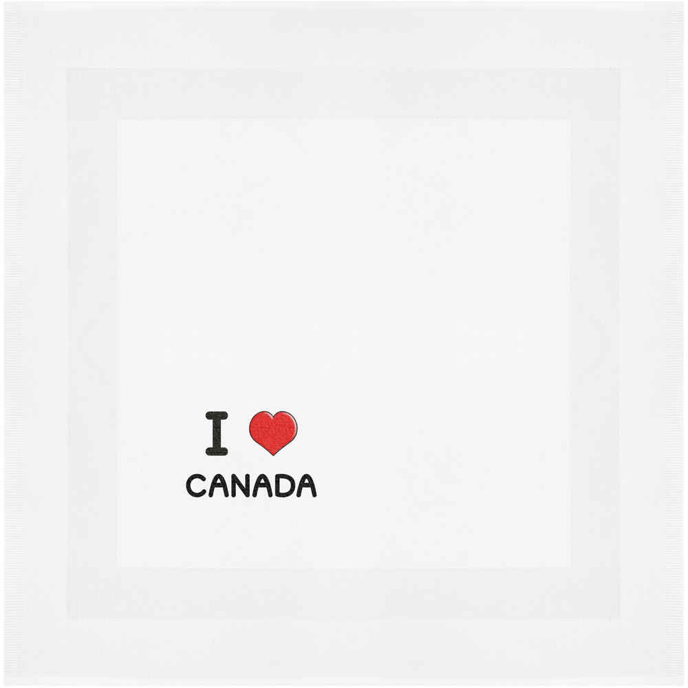 'I Love Canada' Cotton Napkin / Dinner Cloth (NK00026399)