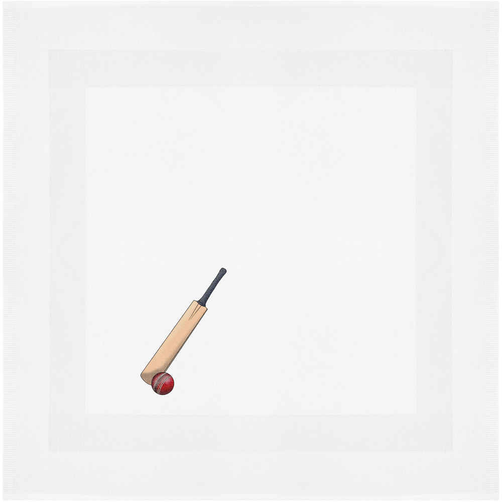 'Cricket Bat & Ball' Cotton Napkin / Dinner Cloth (NK00029038)