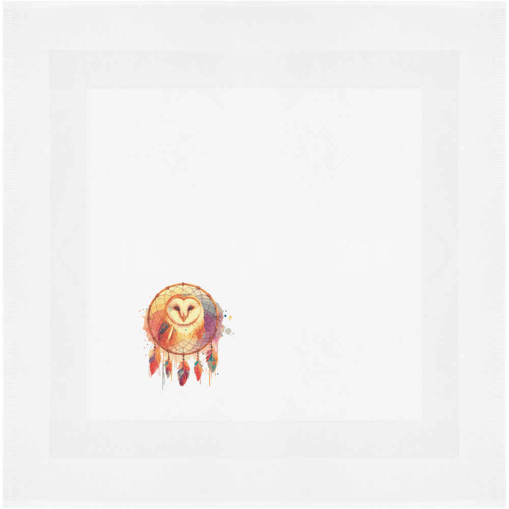'Barn Owl Dreamcatcher' Cotton Napkin / Dinner Cloth (NK00037510)