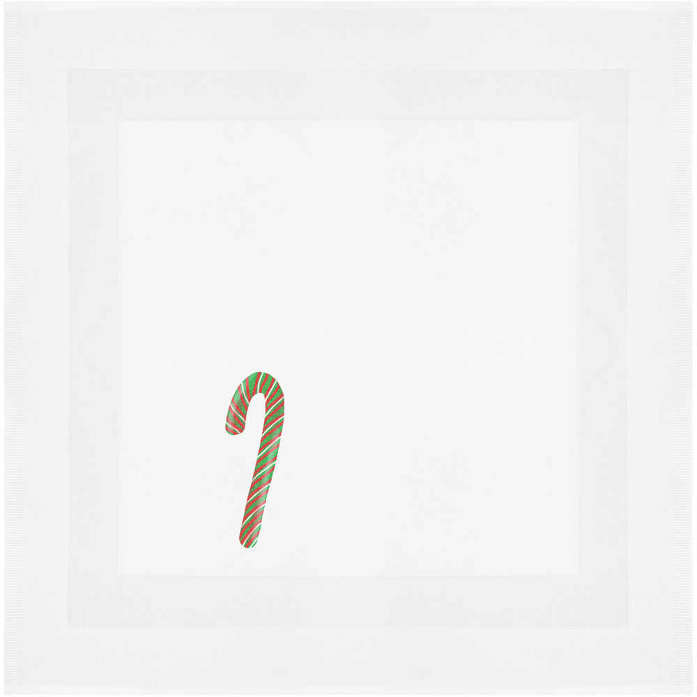 'Christmas Sweets Candy Cane' Cotton Napkin / Dinner Cloth (NK00040319)