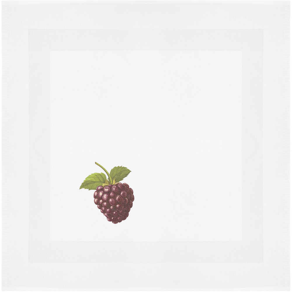 'Single Blackberry' Cotton Napkin / Dinner Cloth (NK00041506)