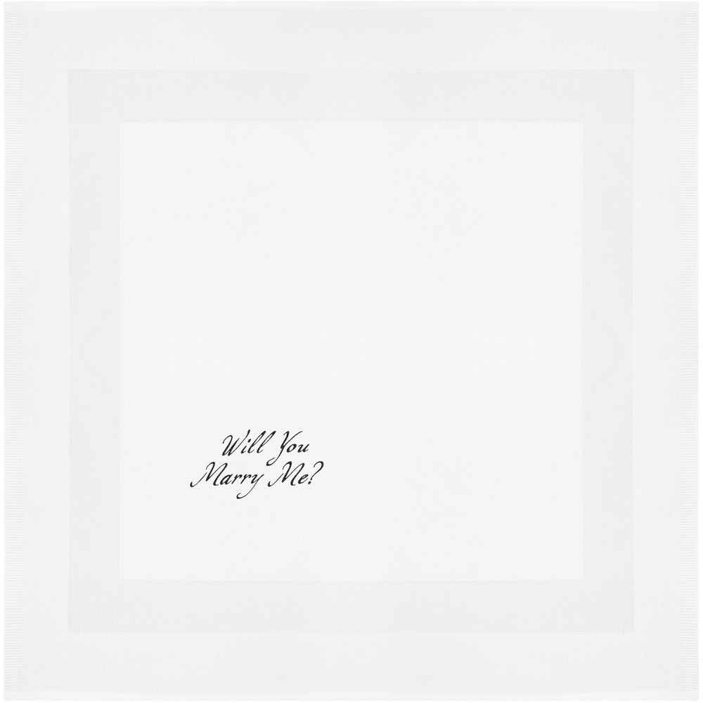 'Will You Marry Me?' Cotton Napkin / Dinner Cloth (NK00042142)