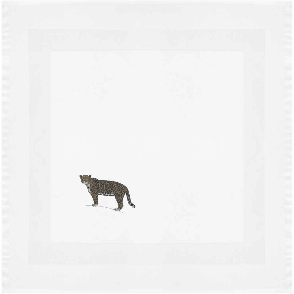 'Jaguar Stare' Cotton Napkin / Dinner Cloth (NK00042689)
